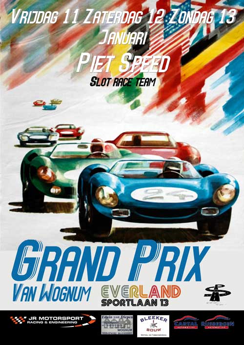 Voorkant van de flyer van de Grand Prix van Wognum